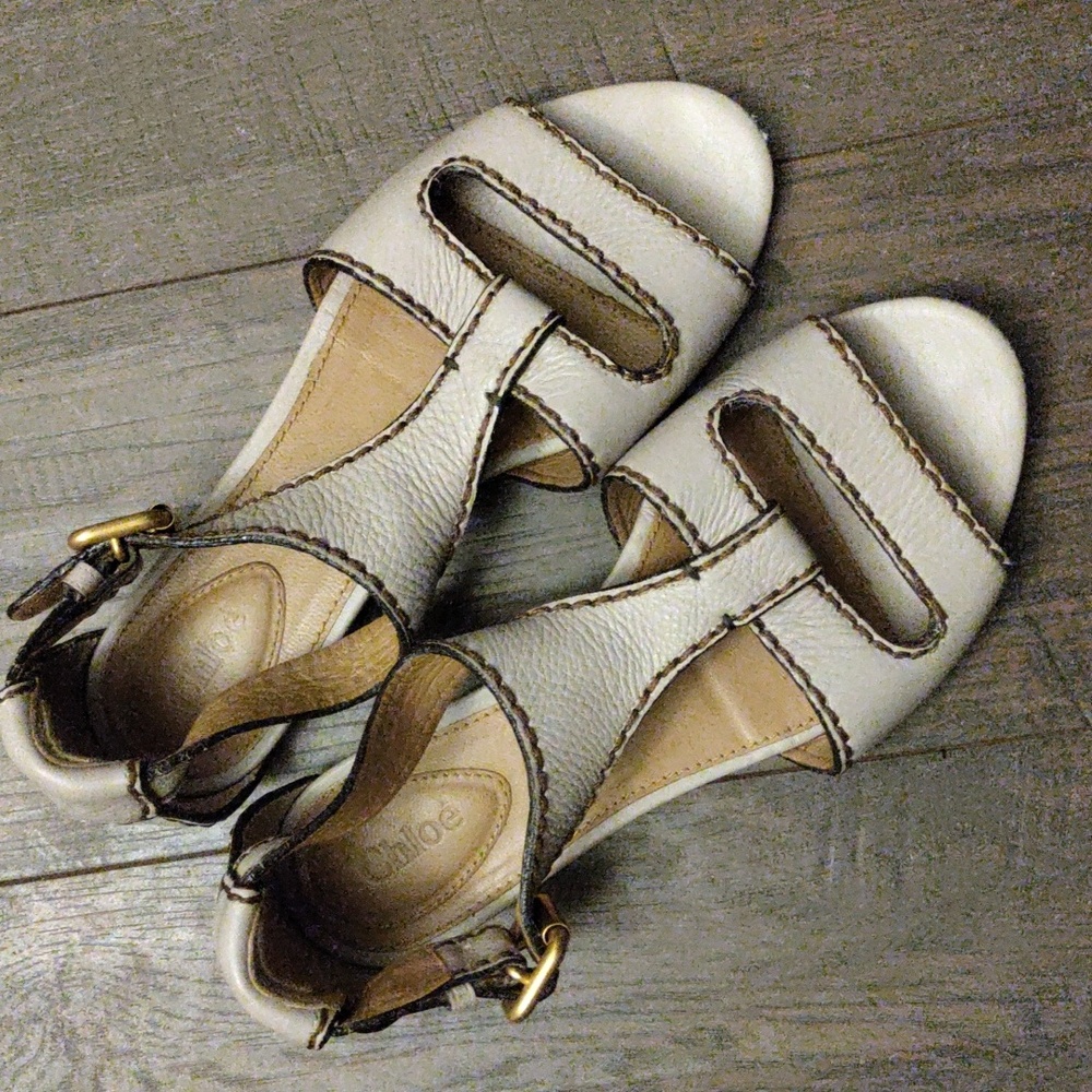 Chloe Peep Toe Sandals